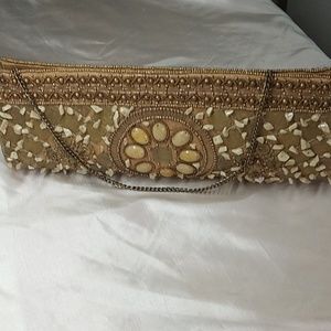 Bougainvillea antique handbag clutch vintage